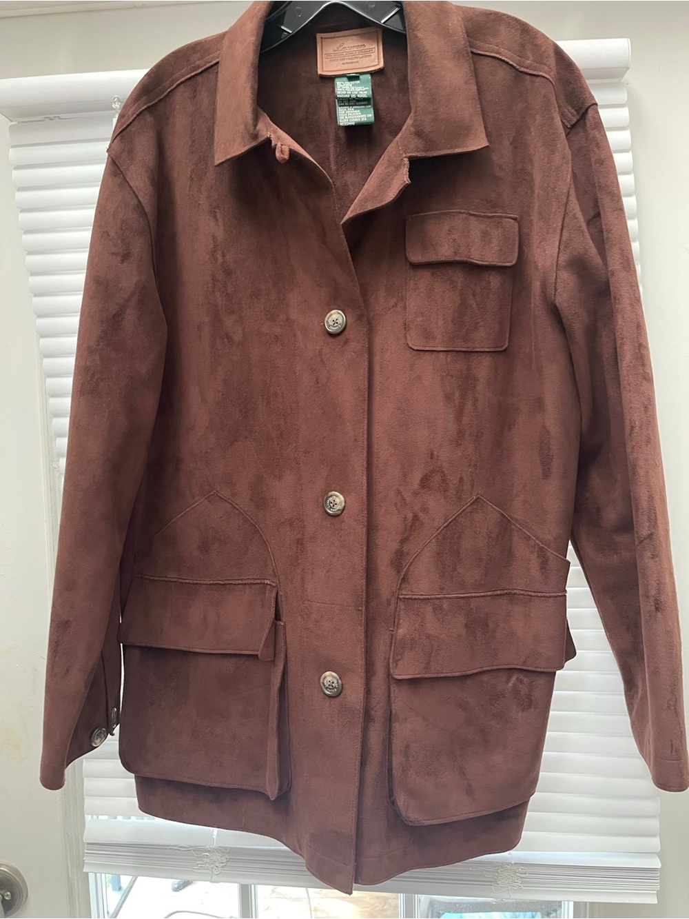 Lauren Dry Goods Suede Field Jacket – Brown Fine Suede, Heritage Workwear, Sz L